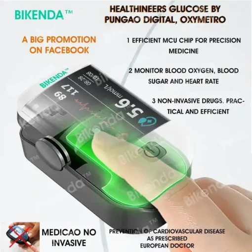 Bikenda™ Advanced Non-Invasive Laser Glucose Meter - Image 7