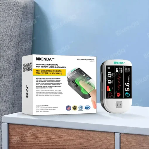 Bikenda™ Next-Generation Smart 3-in-1 Non-Invasive Laser Glucose Meter