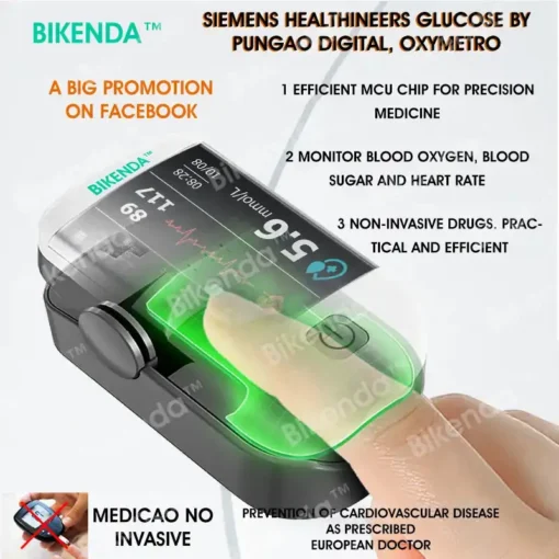 Bikenda™ Next-Generation Smart 3-in-1 Non-Invasive Laser Glucose Meter - Image 4