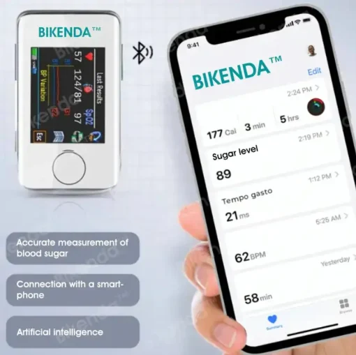 Bikenda™ Non-Invasive Blood Glucose Meter – Achieve 99.9% Accuracy & Receive an Exclusive Gift!🎄