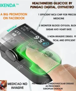 Bikenda™ Premium Next-Generation 3-in-1 Non-Invasive Laser Glucose Meter