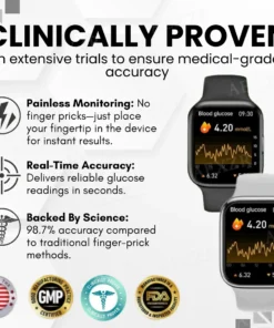 Glycenx™ 👩‍⚕️Recommended by Experts!👨‍⚕️ AI Blood Glucose Monitoring Wristband 🎉🅂🄰🄻🄴🅂 🅴🅽🅳 🆂🅾🅾🅽🎉