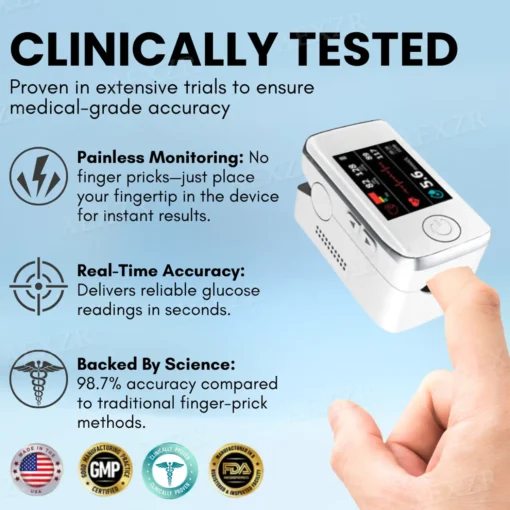 Glycenx™🎉NEW YEAR SALE🎉- 𝕤𝕒𝕧𝕖 𝕦𝕡 𝕥𝕠 -𝟟𝟘% 🅾🅵🅵 Precision Glucose Monitoring Device