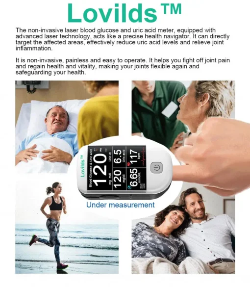 LOVILDS™ Next-Generation Intelligent Multifunctional Non-Invasive Laser Blood Glucose Meter - Image 7