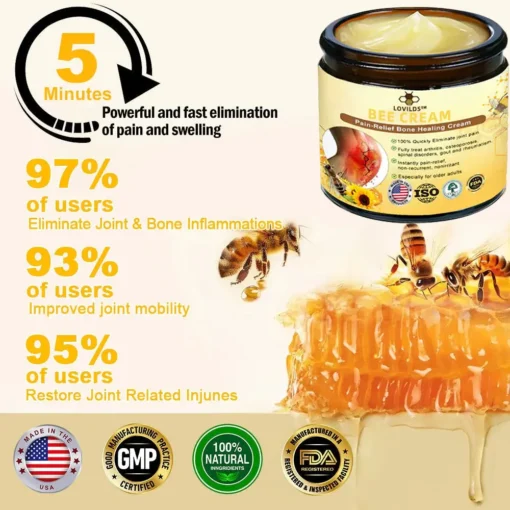 LOVILDS™Bees Pain Relief Bone Healing Cream 👨‍⚕️ American Osteopathic Association - Image 2