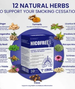 Luhaka™ Nicofree Tar Removal & Quit Smoke Support