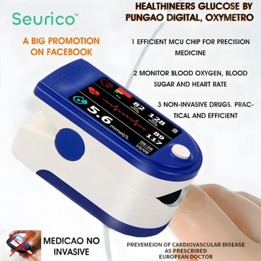 [Official Store]Seurico™ Next-Generation Intelligent Multifunctional Non-Invasive Laser Blood Glucose Meter [99.9% Accuracy]