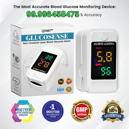 QIAWI™ 🎉NEW YEAR SALE🎉- 𝕤𝕒𝕧𝕖 𝕦𝕡 𝕥𝕠 -𝟟𝟘% 🅾🅵🅵 GlucoSense Non-Invasive Laser Blood Glucose Meter