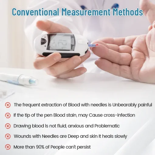 QIAWI™ 🎉NEW YEAR SALE🎉- 𝕤𝕒𝕧𝕖 𝕦𝕡 𝕥𝕠 -𝟟𝟘% 🅾🅵🅵 GlucoSense Non-Invasive Laser Blood Glucose Meter