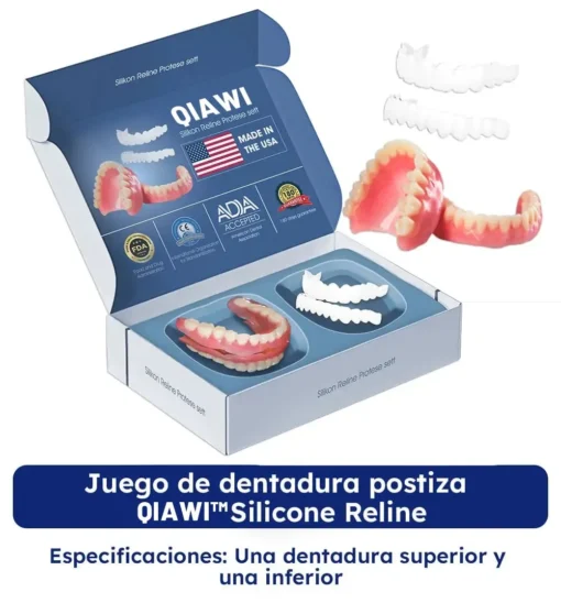 QIAWI™- Premium Custom Silicone Denture Set - Image 8